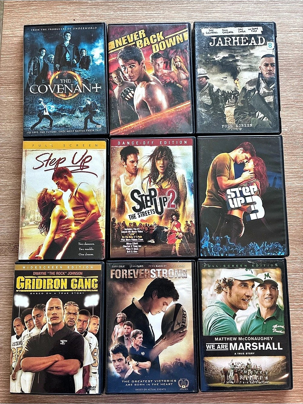 DVD Movie Collection 9-Disc Set